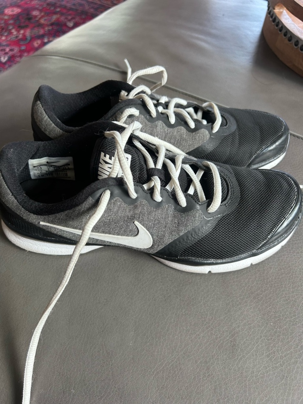 Nike Black, Gray & White Training Sneakers